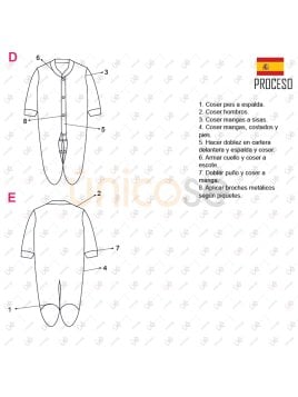 MOLDE BODY MANGA LARGA BEBE 2401