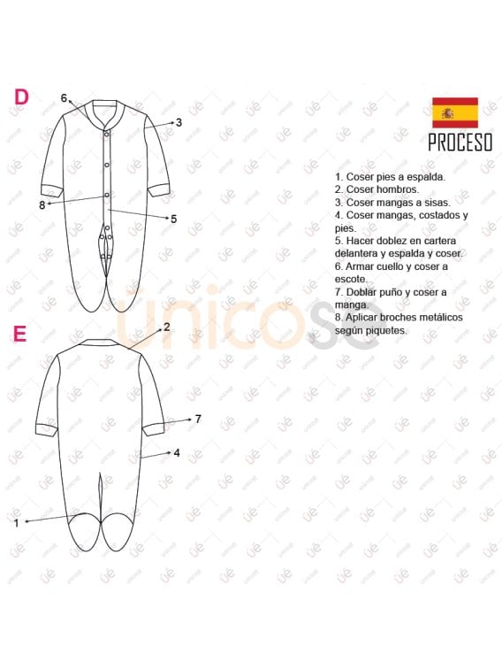 MOLDE BODY MANGA LARGA BEBE 2401