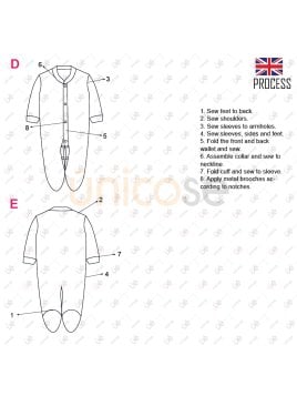 MOLDE BODY MANGA LARGA BEBE 2401