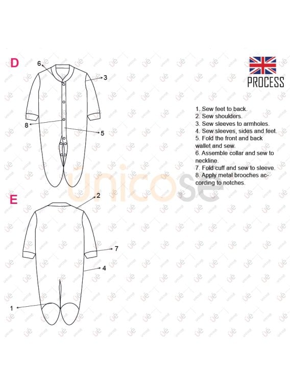 MOLDE BODY MANGA LARGA BEBE 2401