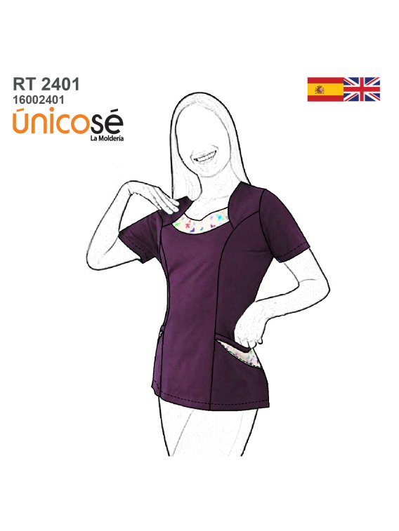 MOLDE BLUSA PARVULARIA RT 2401