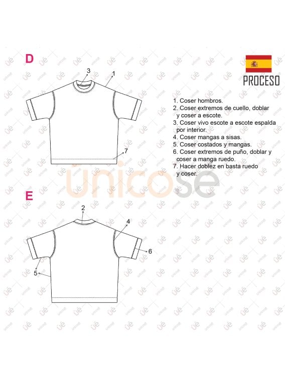 MOLDE POLERA OVERSIZE HOMBRE 2401