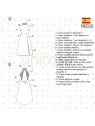 MOLDE VESTIDO HALTER MUJER 2402