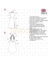 MOLDE VESTIDO HALTER MUJER 2402