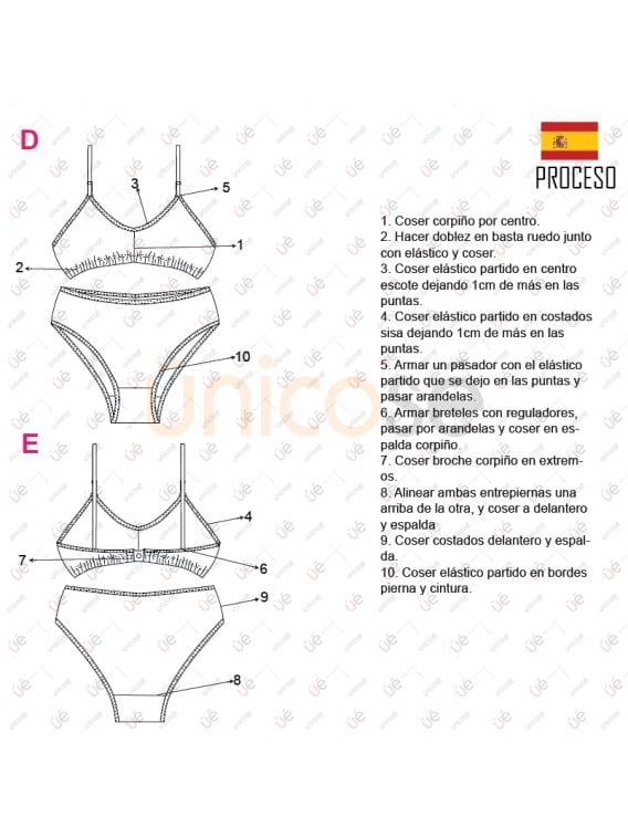 MOLDE INTERIOR CONJUNTO NIÑA 2401