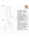 MOLDE VESTIDO MIDI MUJER 2401