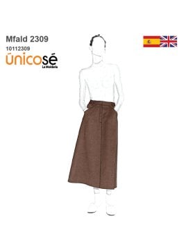 MOLDE FALDA JEAN MUJER 2309