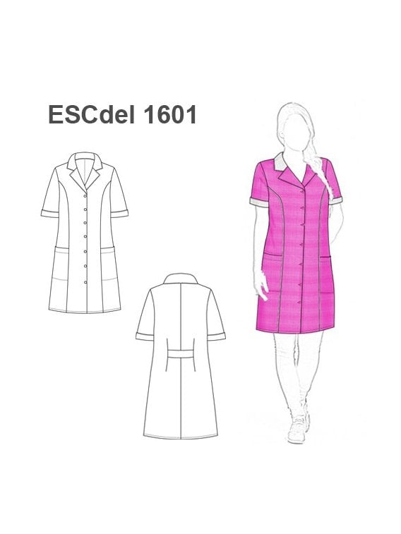 DELANTAL CORTE ESCOLAR 1601