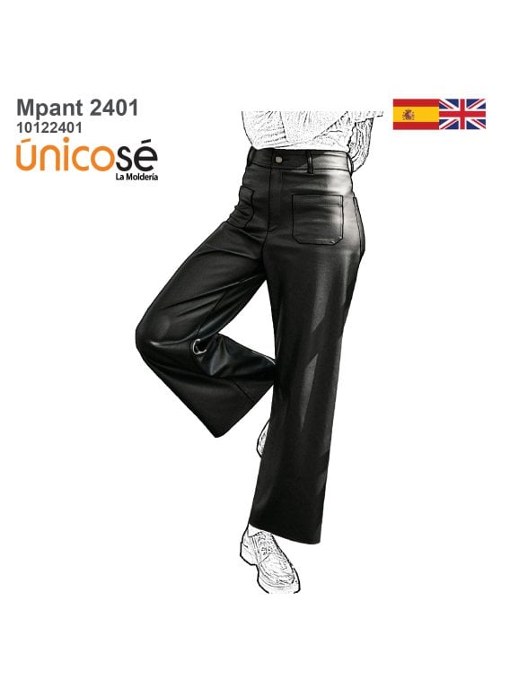 MOLDE PANTALON SIN COSTURA MUJER 2401
