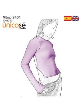 MOLDE TOP SIN ESPALDA MUJER 2401