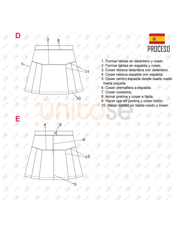 FALDA TABLAS ESCOLAR 1202
