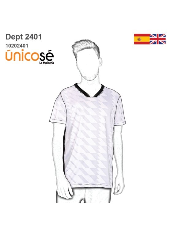 MOLDE DEPORTE CAMISETA FUTBOL 2401
