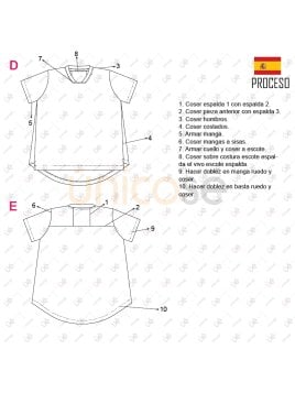 MOLDE DEPORTE CAMISETA FUTBOL 2401