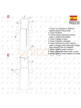 MOLDE TUNICA COMUNION HOMBRE RT 2403
