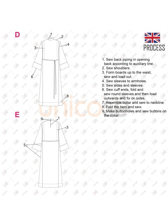 MOLDE TUNICA COMUNION HOMBRE RT 2403