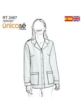 MOLDE CHAQUETA MEDICO RT 2407