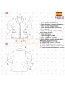 MOLDE CHAQUETA MEDICO RT 2407