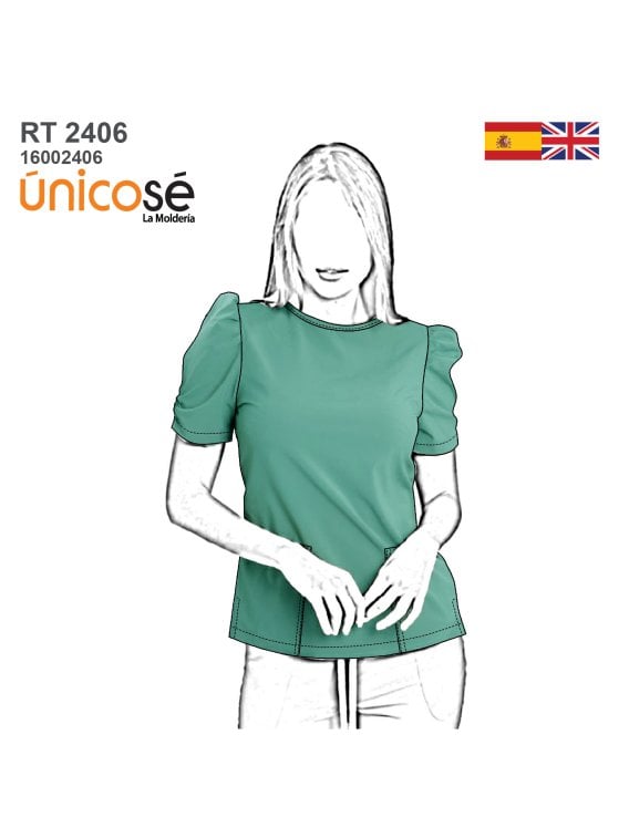 MOLDE BLUSA SANITARIA RT 2406
