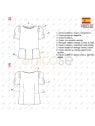 MOLDE BLUSA SANITARIA RT 2406