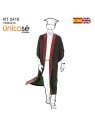 MOLDE TUNICA DE GRADUACION HOMBRE RT 2410