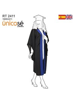 MOLDE TUNICA DE GRADUACION MUJER RT 2411