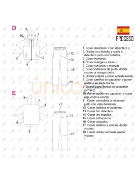 MOLDE ESCOLAR BUZO CORTES 2401