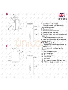 MOLDE ESCOLAR BUZO CORTES 2401
