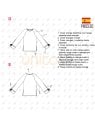 MOLDE POLERON RAGLAN MUJER 2401