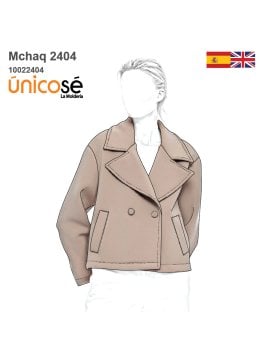 MOLDE CHAQUETA CORTA MUJER 2404