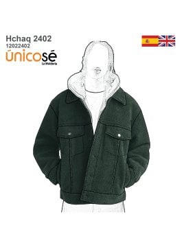 MOLDE CHAQUETA CAZADORA HOMBRE 2402