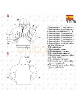 MOLDE POLERON ESCOLAR CORTES 2401