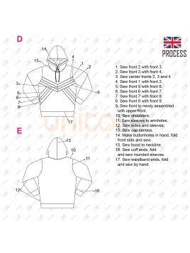MOLDE POLERON ESCOLAR CORTES 2401