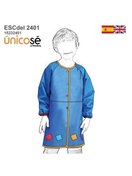 MOLDE ESCOLAR DELANTAL PARVULO 2401