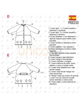 MOLDE ESCOLAR DELANTAL PARVULO 2401