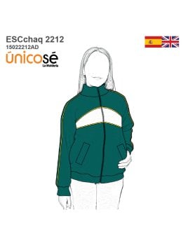 MOLDE CHAQUETA ESCOLAR CORTES 2212AD