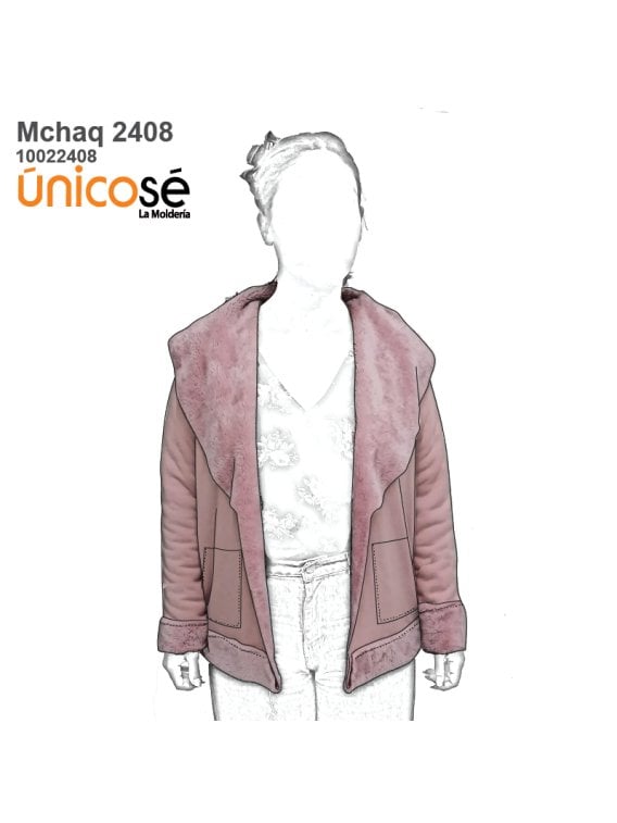 MOLDE CHAQUETA SIMPLE MUJER 2408