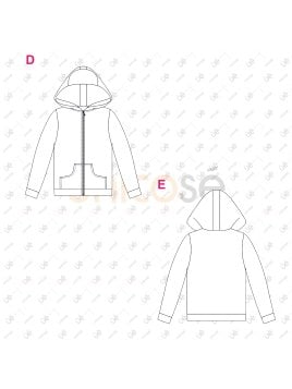 MOLDE CHAQUETA COSPLAY UNISEX Hchaq 2403