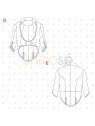 MOLDE DISFRAZ FRAC HOMBRE 2401
