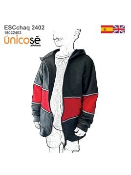 MOLDE CHAQUETA ESCOLAR CORTES 2402