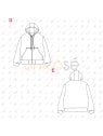 MOLDE CHAQUETA CANGURO HOMBRE 2404