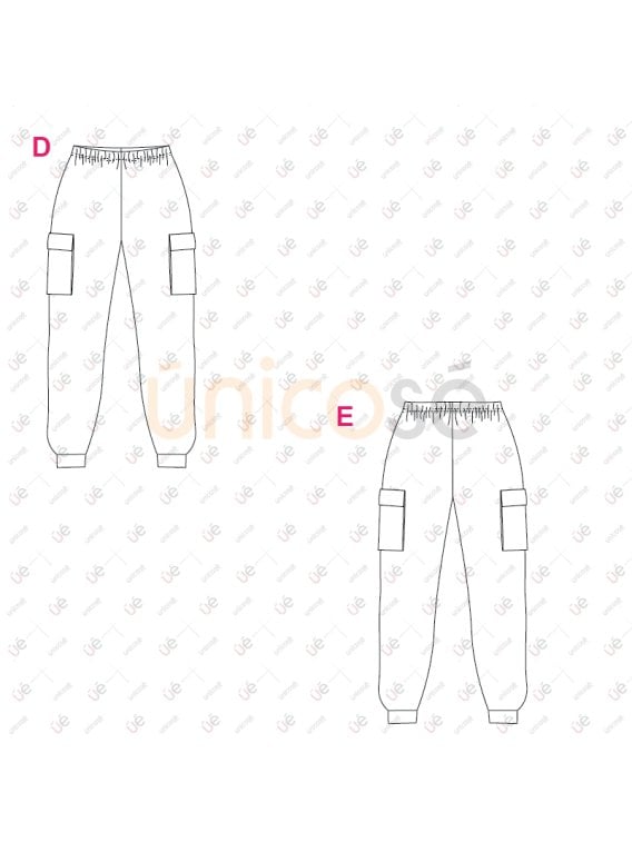 MOLDE PANTALON JOGGER MUJER 2403