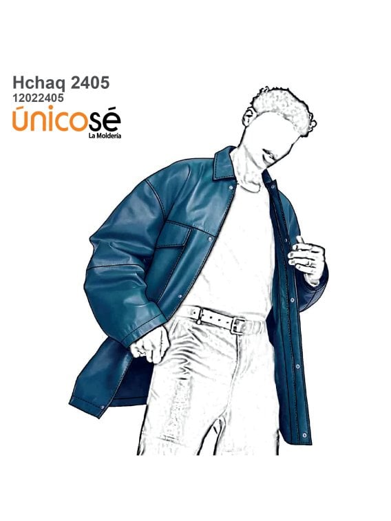 MOLDE CHAQUETA OVERSIZE HOMBRE 2405