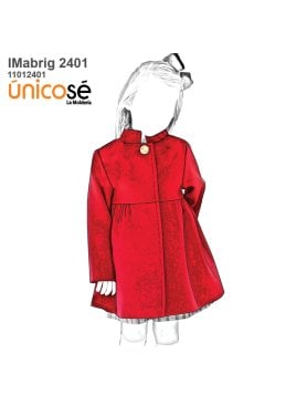 MOLDE ABRIGO CAMPANA NIÑA 2401