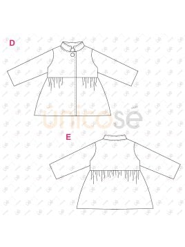 MOLDE ABRIGO CAMPANA NIÑA 2401