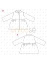 MOLDE ABRIGO CAMPANA NIÑA 2401