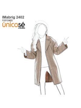 MOLDE ABRIGO TAPADO NIÑA 2402