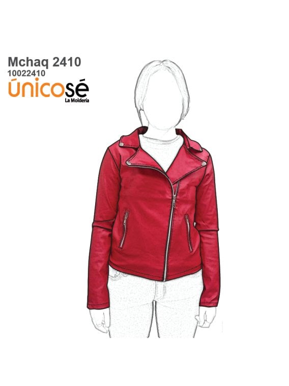 MOLDE CHAQUETA CORTA MUJER 2410