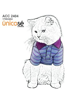 MOLDE CAMISETA BASICA GATOS ACC 2404