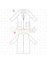 MOLDE CHAQUETA BLAZER MUJER 2412