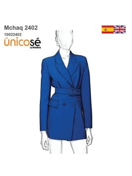 MOLDE CHAQUETA BLAZER MUJER 2402